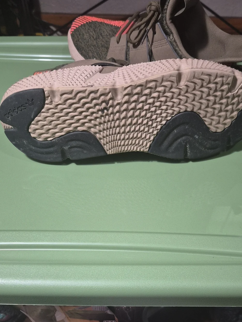 Adidas  Men Sneakers in Olive Green and Orange